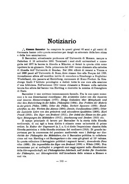 Rivista di filosofia neo-scolastica