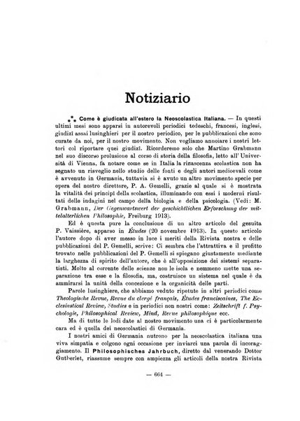 Rivista di filosofia neo-scolastica