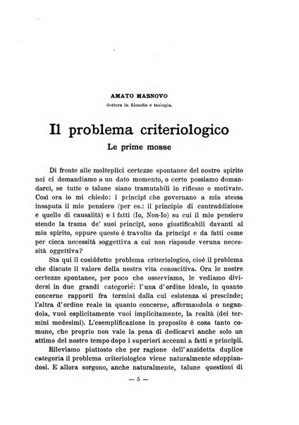 Rivista di filosofia neo-scolastica