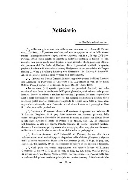 Rivista di filosofia neo-scolastica