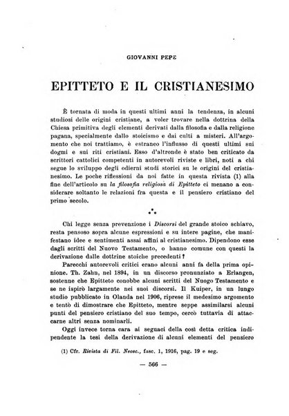 Rivista di filosofia neo-scolastica