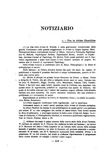 Rivista di filosofia neo-scolastica