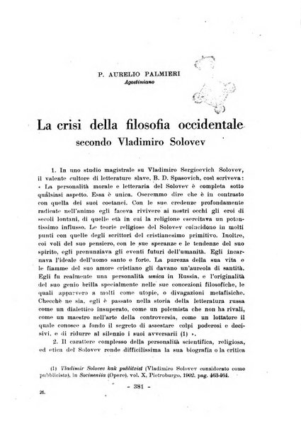 Rivista di filosofia neo-scolastica