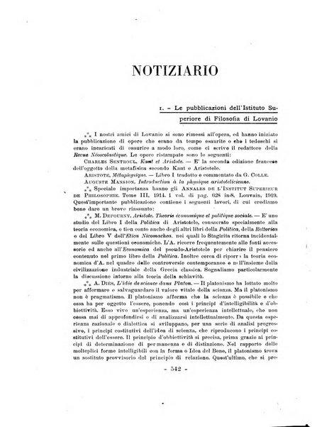 Rivista di filosofia neo-scolastica