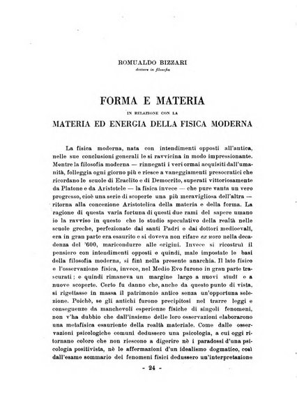 Rivista di filosofia neo-scolastica