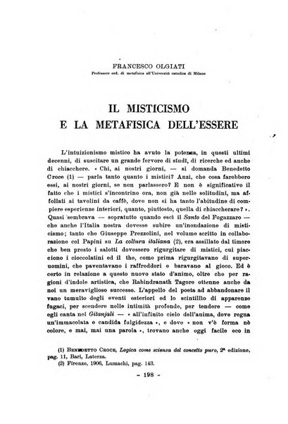 Rivista di filosofia neo-scolastica