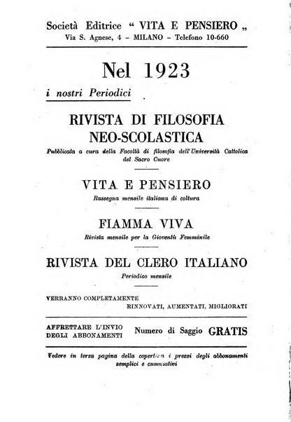 Rivista di filosofia neo-scolastica