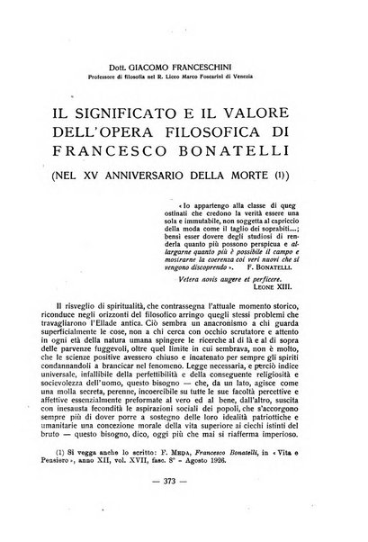 Rivista di filosofia neo-scolastica