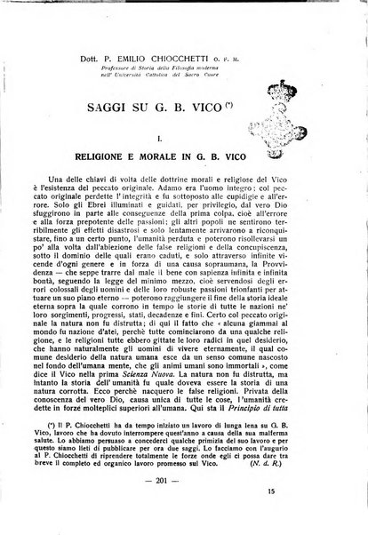 Rivista di filosofia neo-scolastica