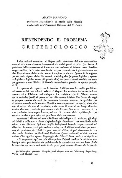 Rivista di filosofia neo-scolastica