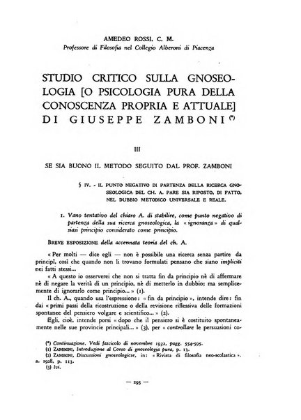 Rivista di filosofia neo-scolastica