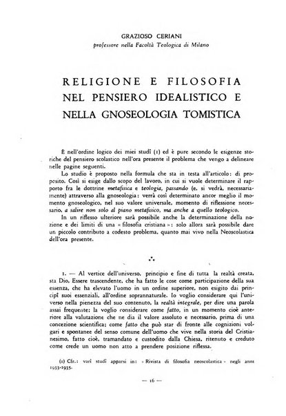 Rivista di filosofia neo-scolastica