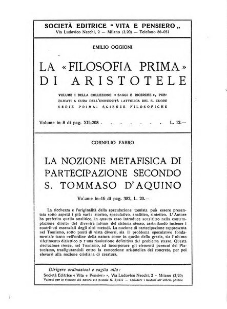 Rivista di filosofia neo-scolastica