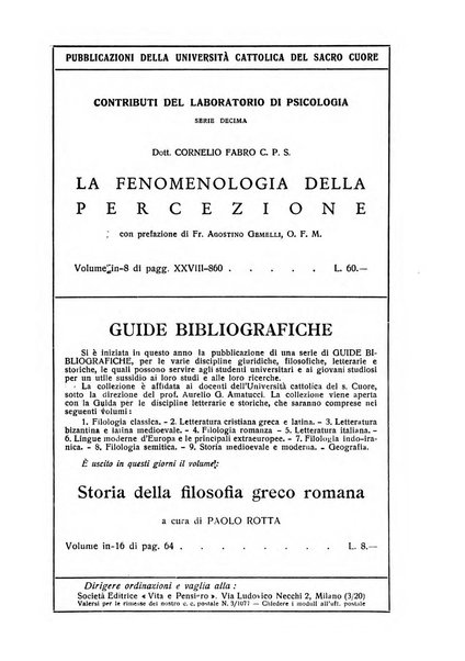 Rivista di filosofia neo-scolastica