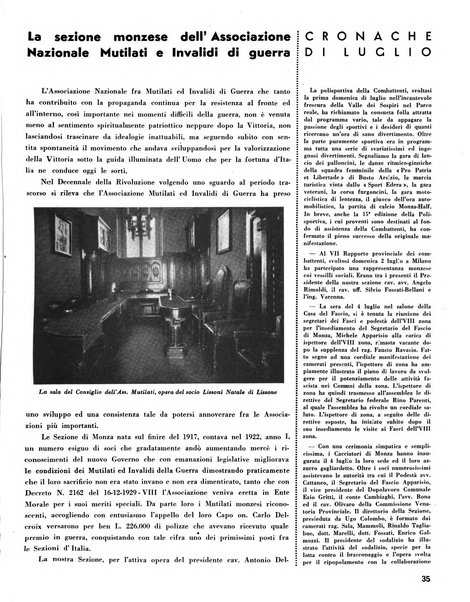 Rivista di Monza rassegna mensile di vita cittadina e bollettino di statistica del comune di Monza