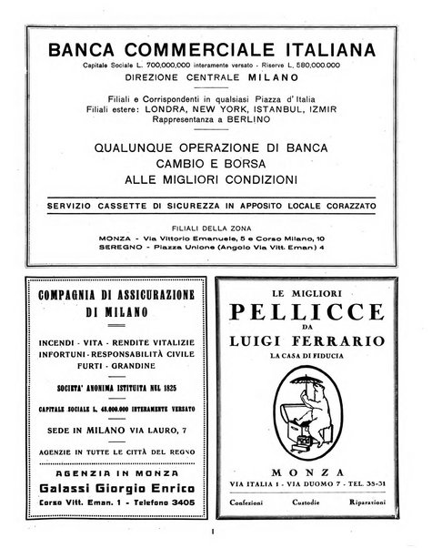 Rivista di Monza rassegna mensile di vita cittadina e bollettino di statistica del comune di Monza