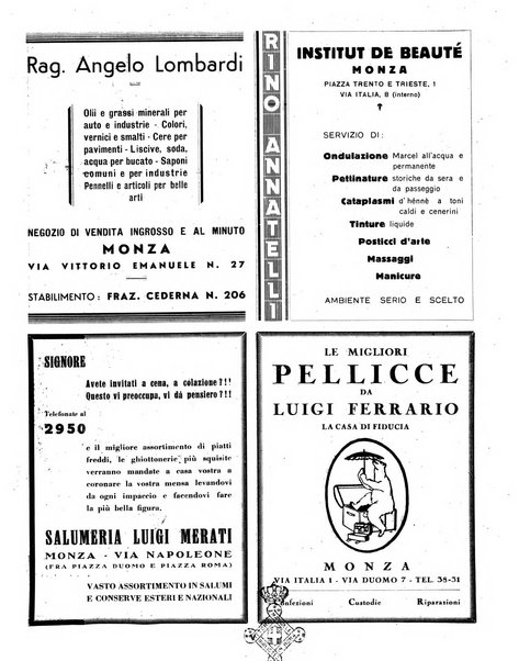 Rivista di Monza rassegna mensile di vita cittadina e bollettino di statistica del comune di Monza