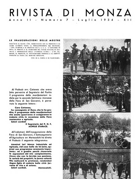 Rivista di Monza rassegna mensile di vita cittadina e bollettino di statistica del comune di Monza