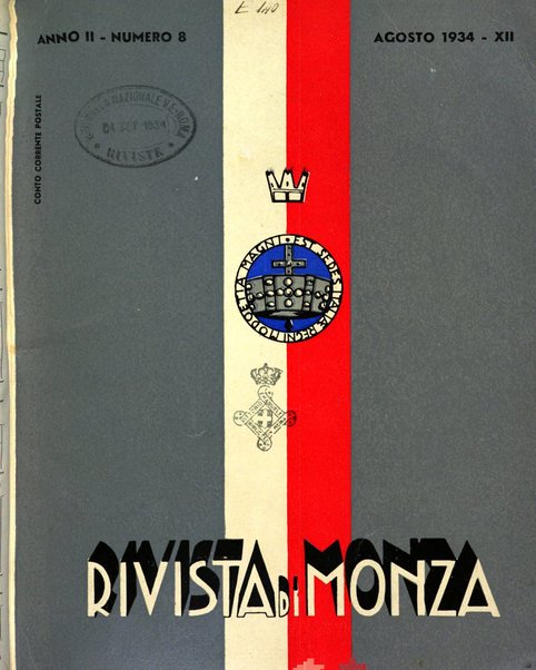 Rivista di Monza rassegna mensile di vita cittadina e bollettino di statistica del comune di Monza