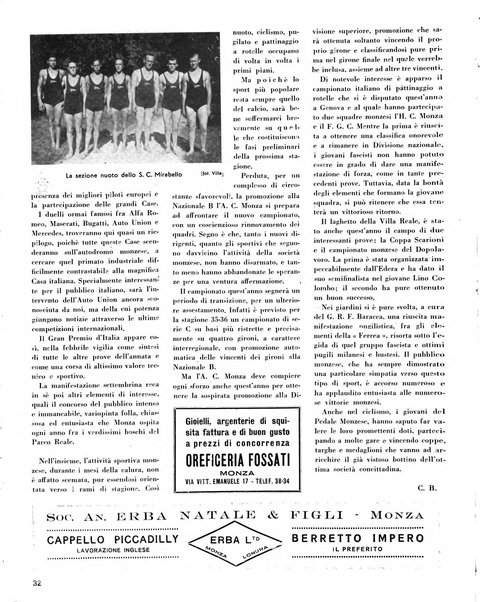 Rivista di Monza rassegna mensile di vita cittadina e bollettino di statistica del comune di Monza