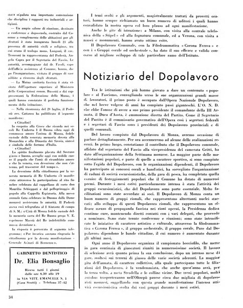 Rivista di Monza rassegna mensile di vita cittadina e bollettino di statistica del comune di Monza