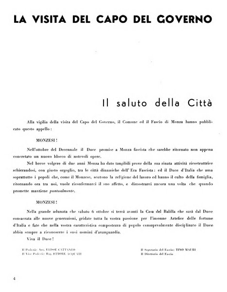 Rivista di Monza rassegna mensile di vita cittadina e bollettino di statistica del comune di Monza