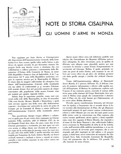 Rivista di Monza rassegna mensile di vita cittadina e bollettino di statistica del comune di Monza