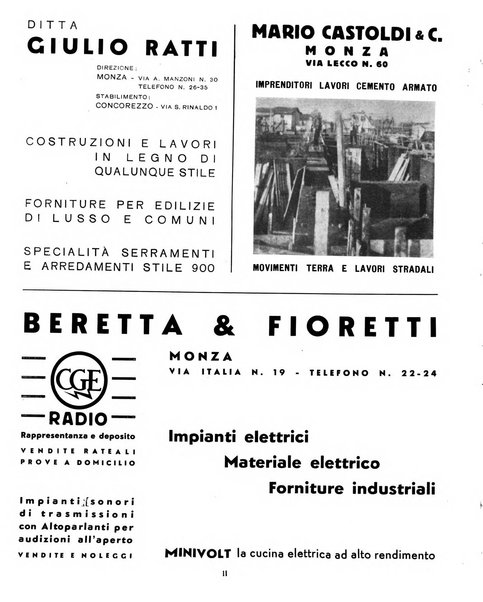 Rivista di Monza rassegna mensile di vita cittadina e bollettino di statistica del comune di Monza