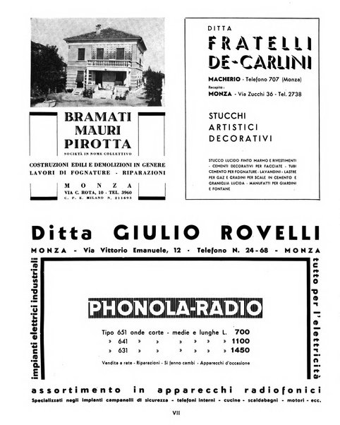 Rivista di Monza rassegna mensile di vita cittadina e bollettino di statistica del comune di Monza