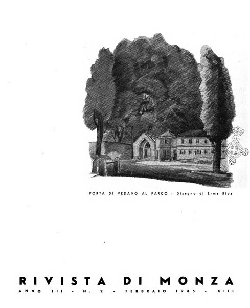 Rivista di Monza rassegna mensile di vita cittadina e bollettino di statistica del comune di Monza