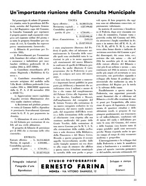 Rivista di Monza rassegna mensile di vita cittadina e bollettino di statistica del comune di Monza