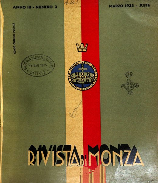 Rivista di Monza rassegna mensile di vita cittadina e bollettino di statistica del comune di Monza