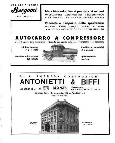 Rivista di Monza rassegna mensile di vita cittadina e bollettino di statistica del comune di Monza