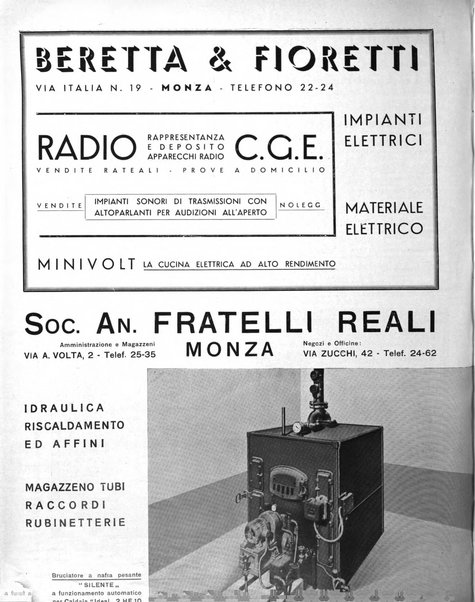 Rivista di Monza rassegna mensile di vita cittadina e bollettino di statistica del comune di Monza