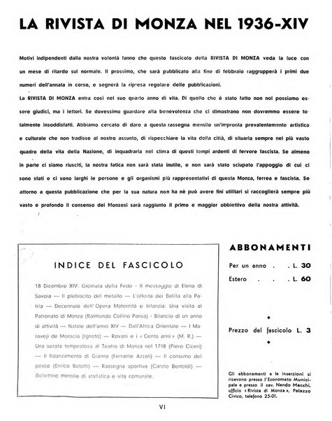 Rivista di Monza rassegna mensile di vita cittadina e bollettino di statistica del comune di Monza