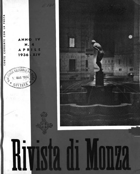 Rivista di Monza rassegna mensile di vita cittadina e bollettino di statistica del comune di Monza