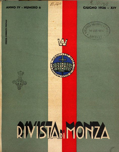 Rivista di Monza rassegna mensile di vita cittadina e bollettino di statistica del comune di Monza