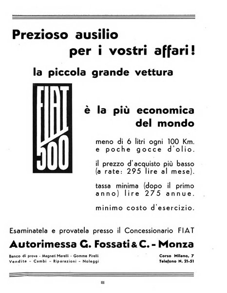 Rivista di Monza rassegna mensile di vita cittadina e bollettino di statistica del comune di Monza