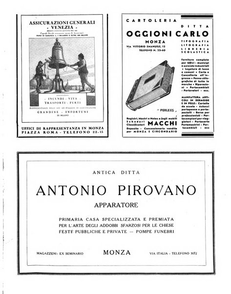 Rivista di Monza rassegna mensile di vita cittadina e bollettino di statistica del comune di Monza