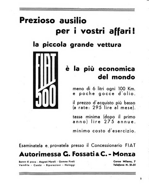 Rivista di Monza rassegna mensile di vita cittadina e bollettino di statistica del comune di Monza