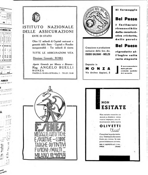 Rivista di Monza rassegna mensile di vita cittadina e bollettino di statistica del comune di Monza