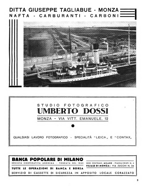 Rivista di Monza rassegna mensile di vita cittadina e bollettino di statistica del comune di Monza