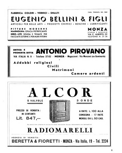 Rivista di Monza rassegna mensile di vita cittadina e bollettino di statistica del comune di Monza