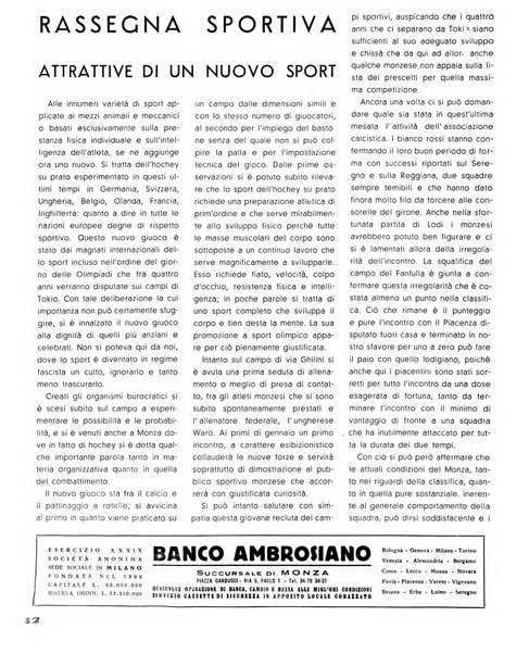 Rivista di Monza rassegna mensile di vita cittadina e bollettino di statistica del comune di Monza