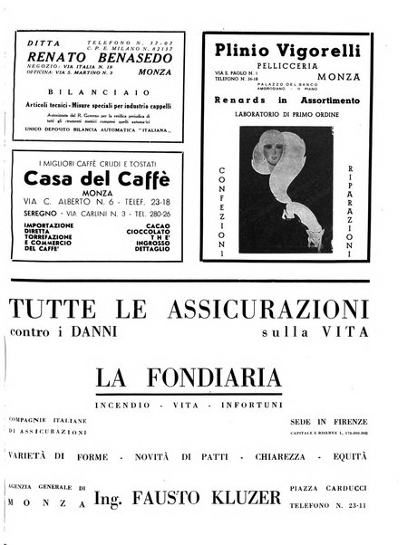 Rivista di Monza rassegna mensile di vita cittadina e bollettino di statistica del comune di Monza