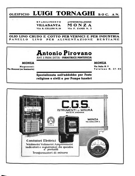 Rivista di Monza rassegna mensile di vita cittadina e bollettino di statistica del comune di Monza