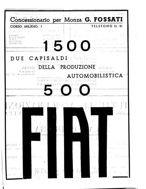 Rivista di Monza rassegna mensile di vita cittadina e bollettino di statistica del comune di Monza