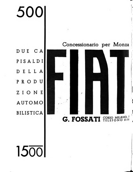 Rivista di Monza rassegna mensile di vita cittadina e bollettino di statistica del comune di Monza