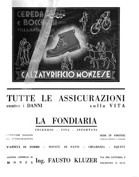 Rivista di Monza rassegna mensile di vita cittadina e bollettino di statistica del comune di Monza