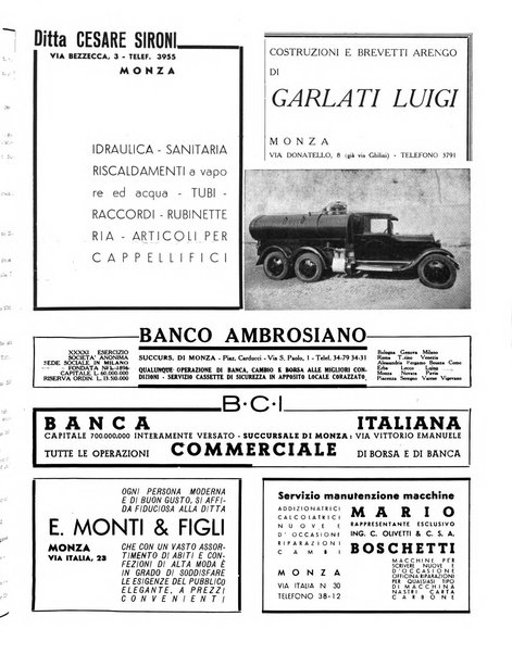 Rivista di Monza rassegna mensile di vita cittadina e bollettino di statistica del comune di Monza